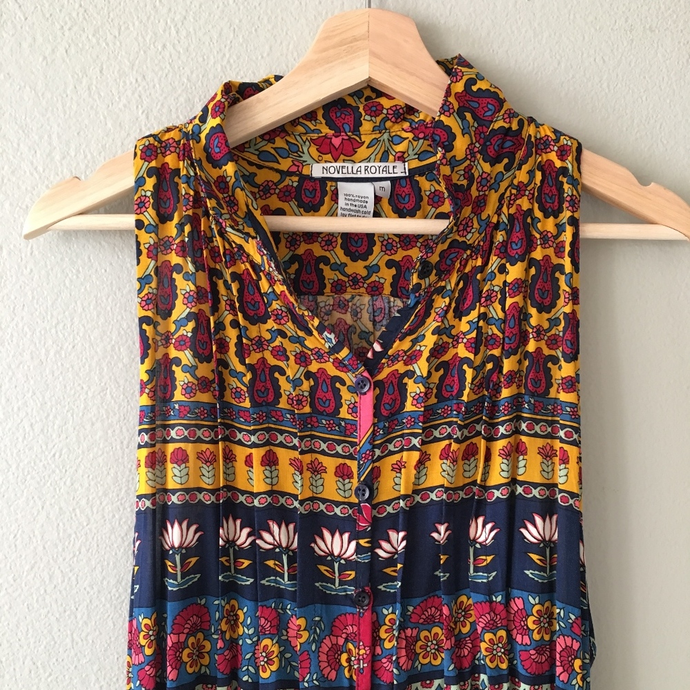 Novella Royalle Holly Platform Romper/Jumpsuit (M)